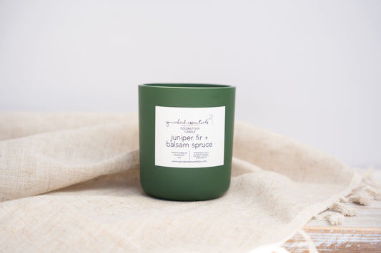 Juniper Fir + Balsam Spruce Coconut Soy Candle