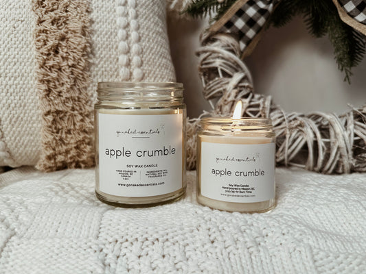 Apple Crumble Soy Candle